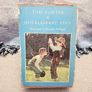 The Adventures Of Tom Sawyer Mark Twain Illustrated Box Set Norman Rockwell 1936